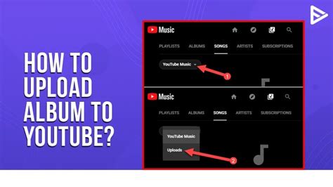 how to upload an album to youtube